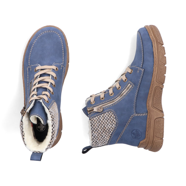 Rieker 72330-14 (Blue) - Women's