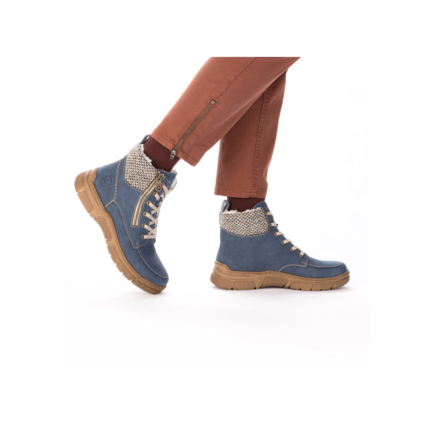 Rieker 72330-14 (Blue) - Women's
