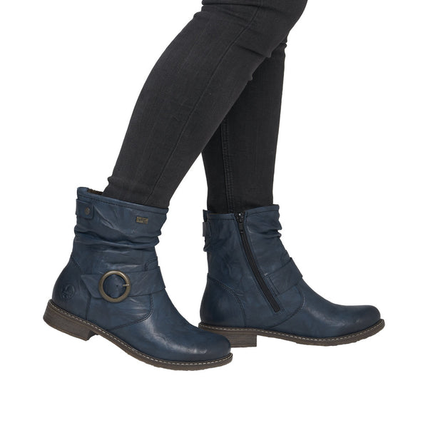 Rieker 74857-14 (Blue) - Women's