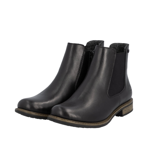 Rieker 74870-00 (Black) - Women's