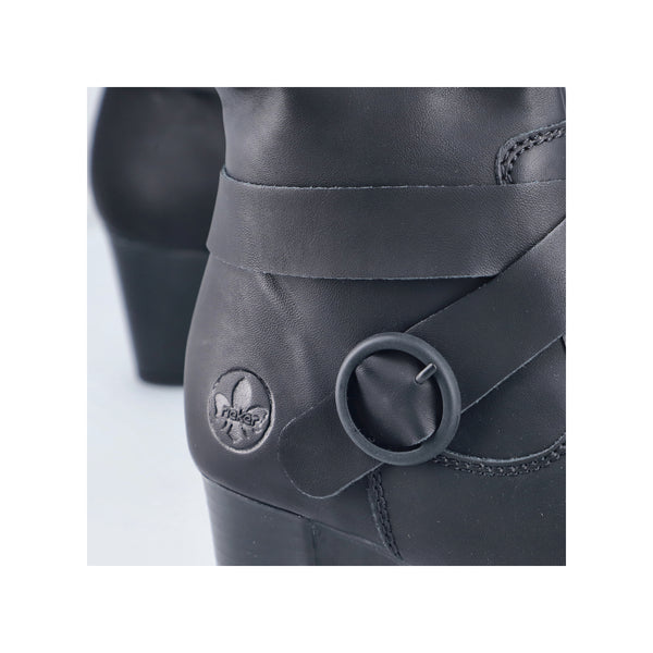 Rieker 77690-00 (Black) - Women's