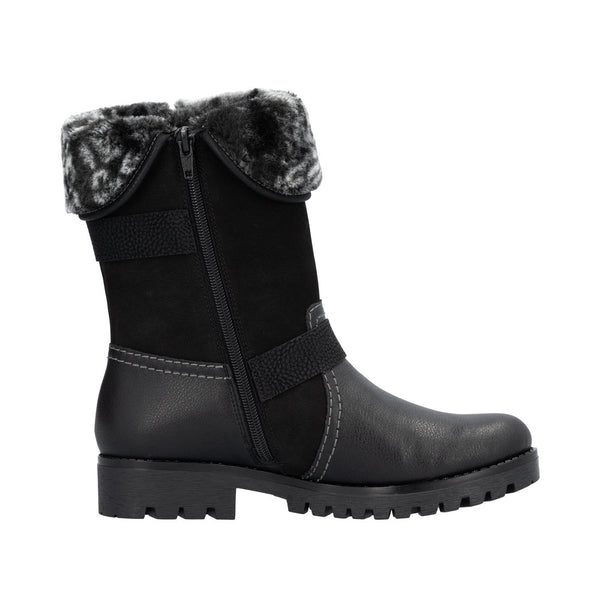 Rieker 78563-00 (Black) - Women's
