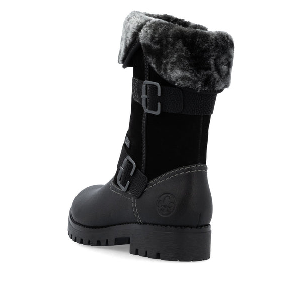 Rieker 78563-00 (Black) - Women's