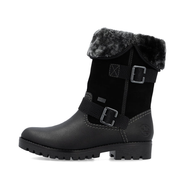 Rieker 78563-00 (Black) - Women's