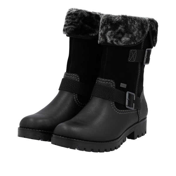 Rieker 78563-00 (Black) - Women's