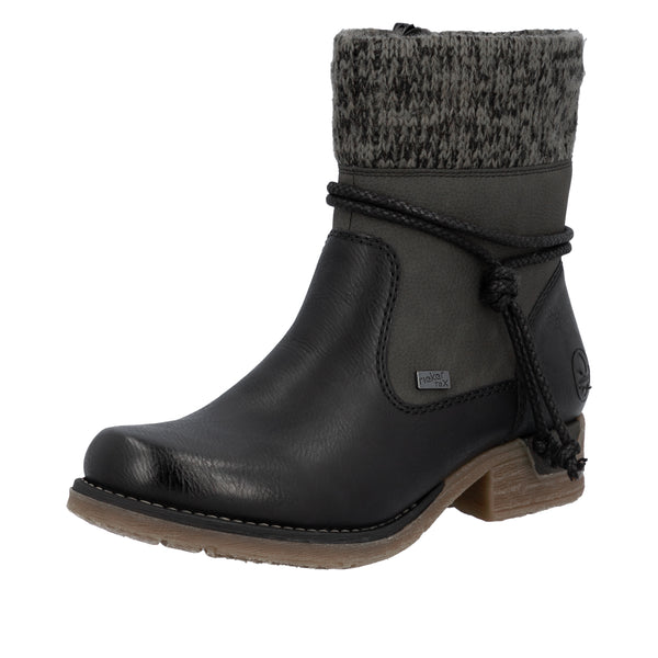 Rieker 79688-00 (Black) - Women's