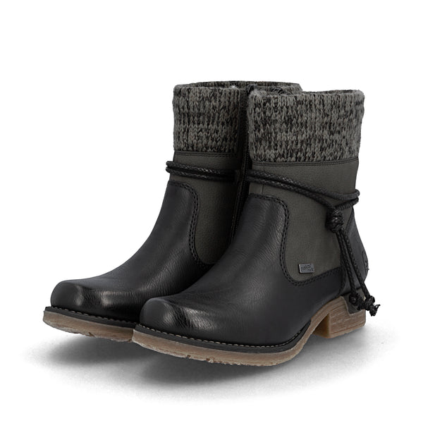 Rieker 79688-00 (Black) - Women's