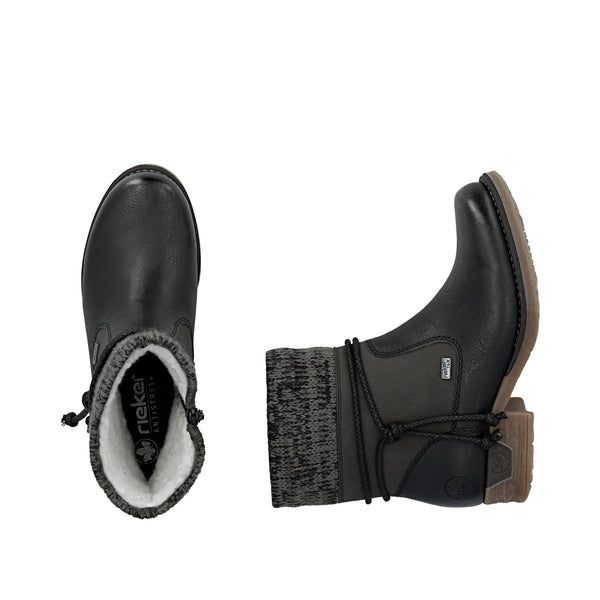 Rieker 79688-00 (Black) - Women's