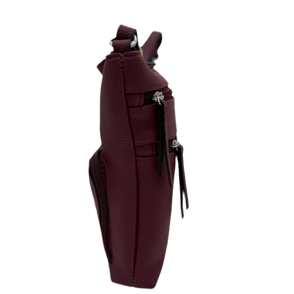 La Diva R18051 STL Handbag (Wine) - Women's