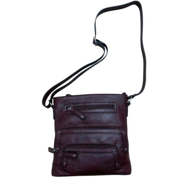 La Diva 43916STL Handbag (Wine) - Women's