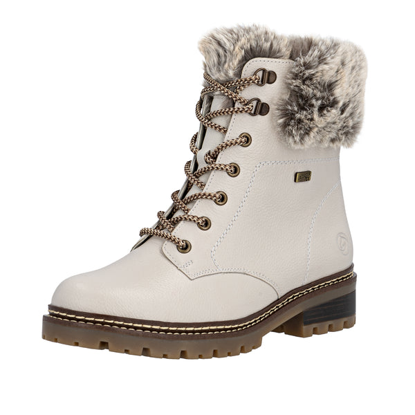 Remonte D0B74-80 (Cream) - Women's