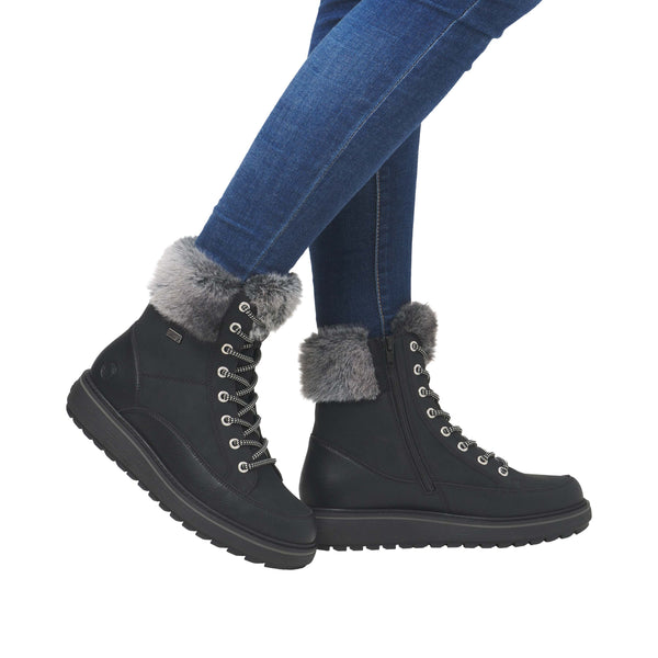 Remonte D0U78-03 (Black) - Women's