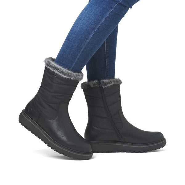 Remonte D0U79-03 (Black) - Women's