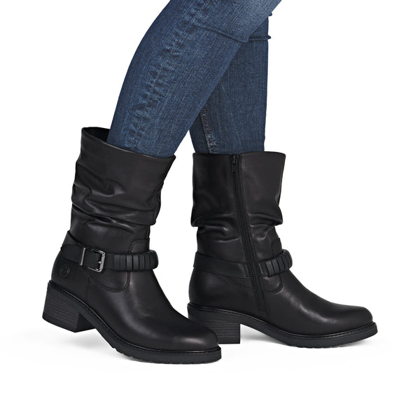 Remonte D1A81-01 (Black) - Women's