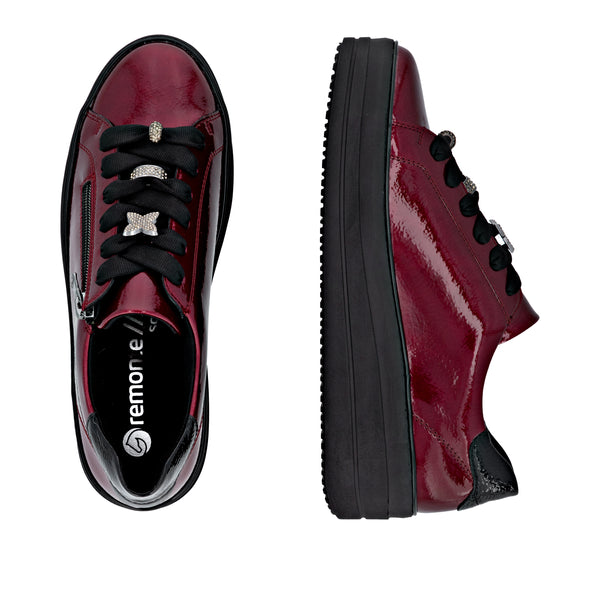 Remonte D1C09-35 (Red) - Women's