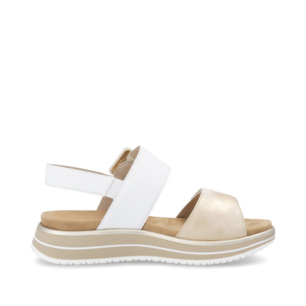 Remonte D1J53-80 (White/Beige) - Women's