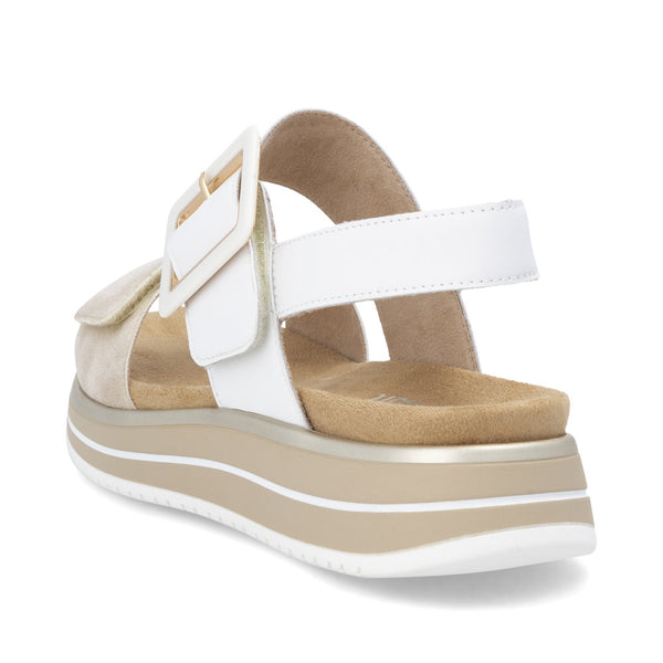 Remonte D1J53-80 (White/Beige) - Women's
