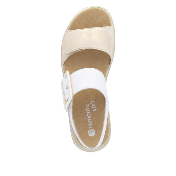 Remonte D1J53-80 (White/Beige) - Women's