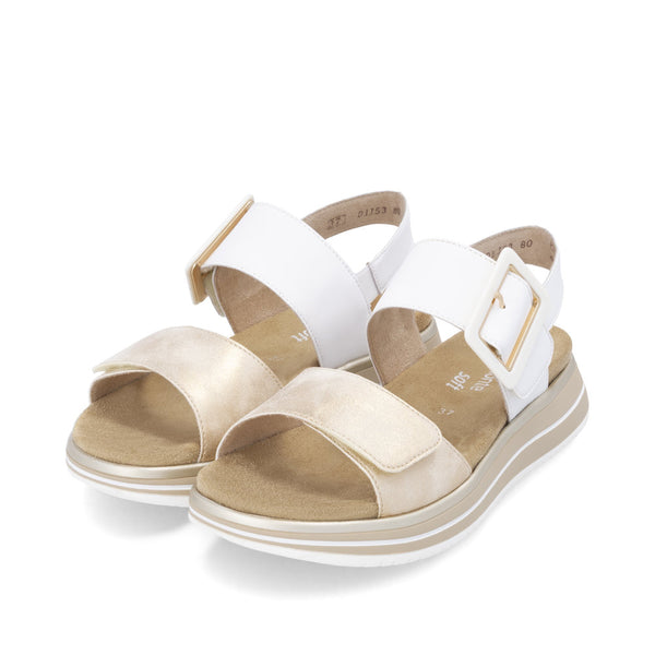 Remonte D1J53-80 (White/Beige) - Women's