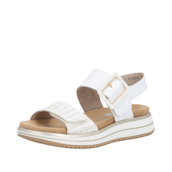 Remonte D1J53-81 (White/Gold) - Women's