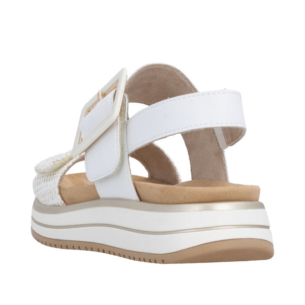 Remonte D1J53-81 (White/Gold) - Women's