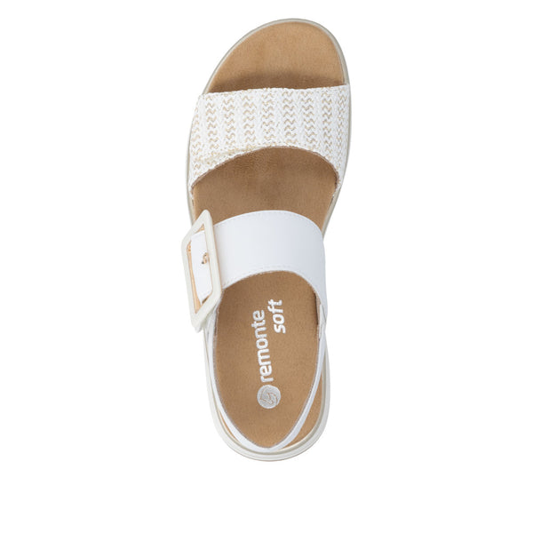 Remonte D1J53-81 (White/Gold) - Women's