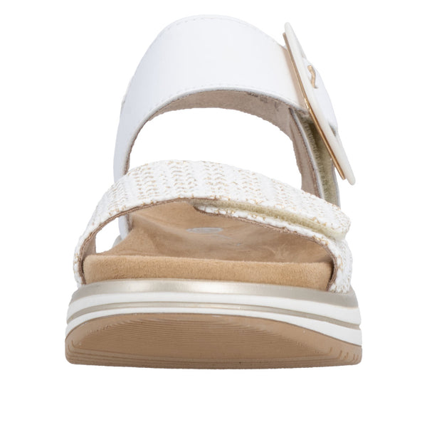 Remonte D1J53-81 (White/Gold) - Women's