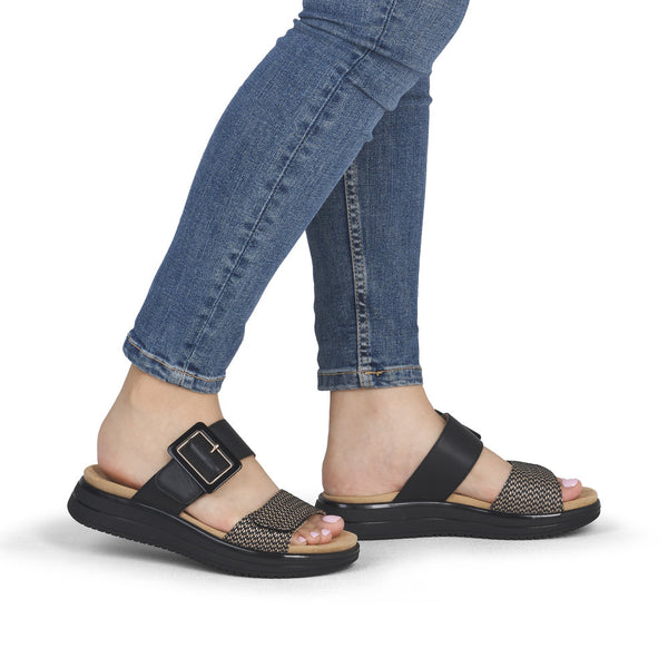 Remonte D1J61-03 (Black) - Women's