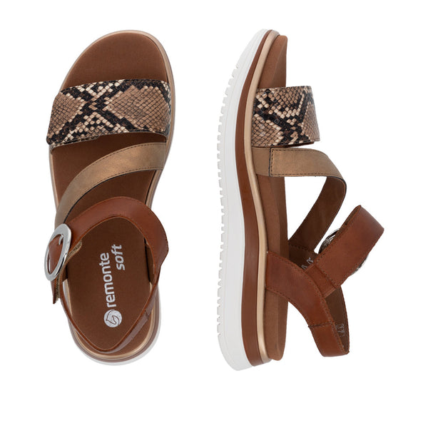 Remonte D1J64-25 (Brown) - Women's