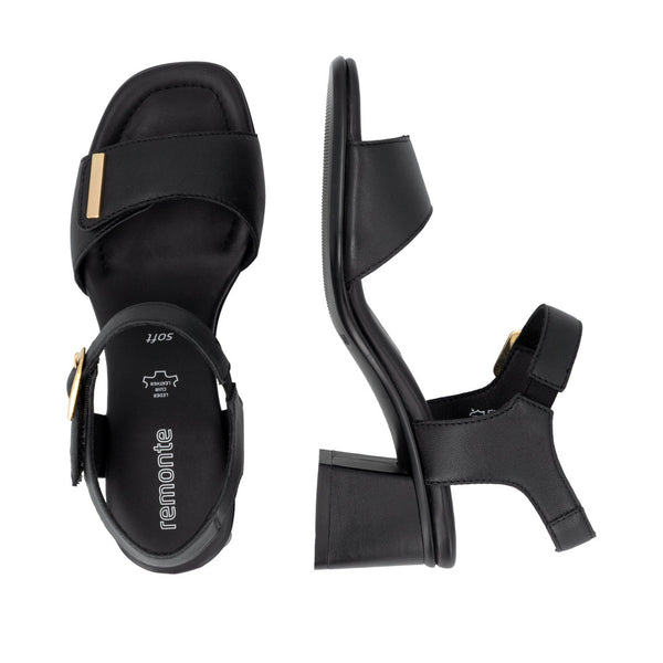 Remonte D1K54-00 (Black) - Women's