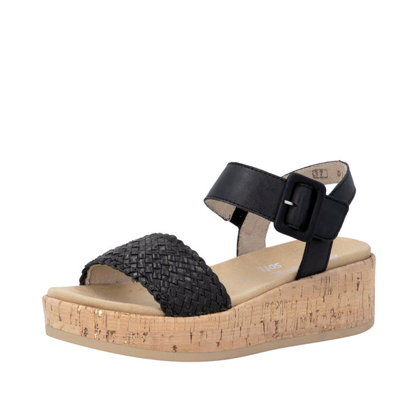 Remonte D1N56-00 (Black) - Women's