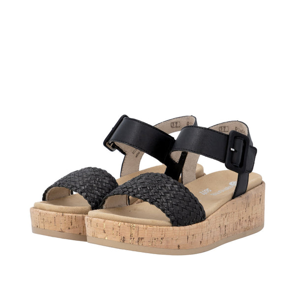 Remonte D1N56-00 (Black) - Women's