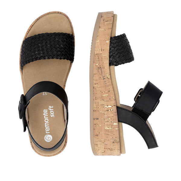 Remonte D1N56-00 (Black) - Women's