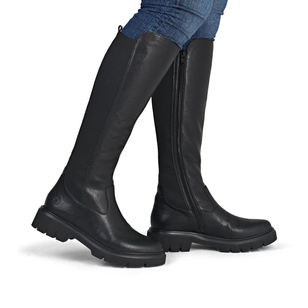 Remonte D1W77-01 (Black) - Women's