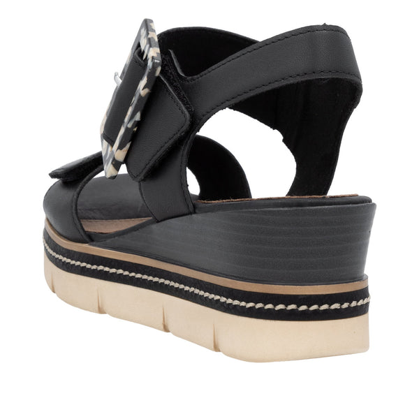 Remonte D2L53-00 (Black) - Women's