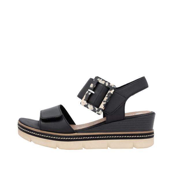 Remonte D2L53-00 (Black) - Women's