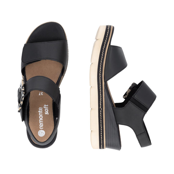 Remonte D2L53-00 (Black) - Women's