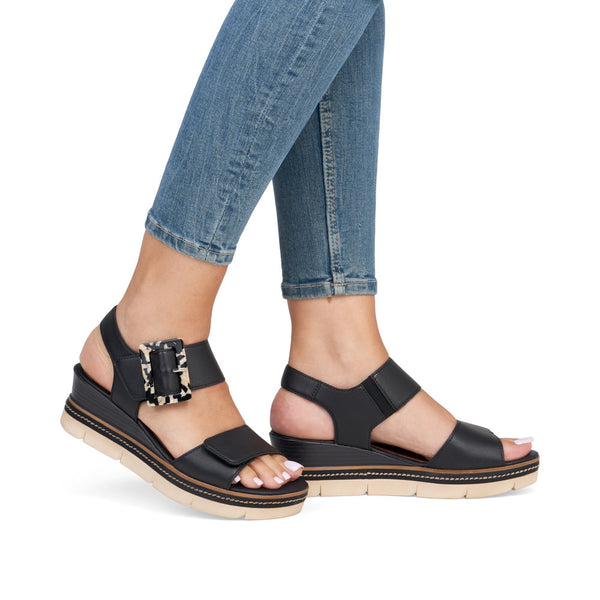 Remonte D2L53-00 (Black) - Women's