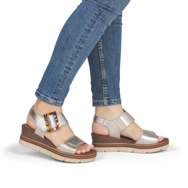 Remonte D2L53-90 (Brass) - Women's