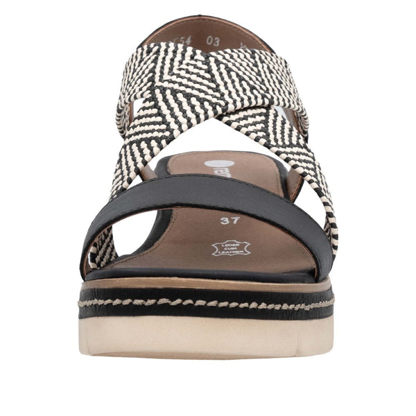 Remonte D2L54-03 (Black) - Women's