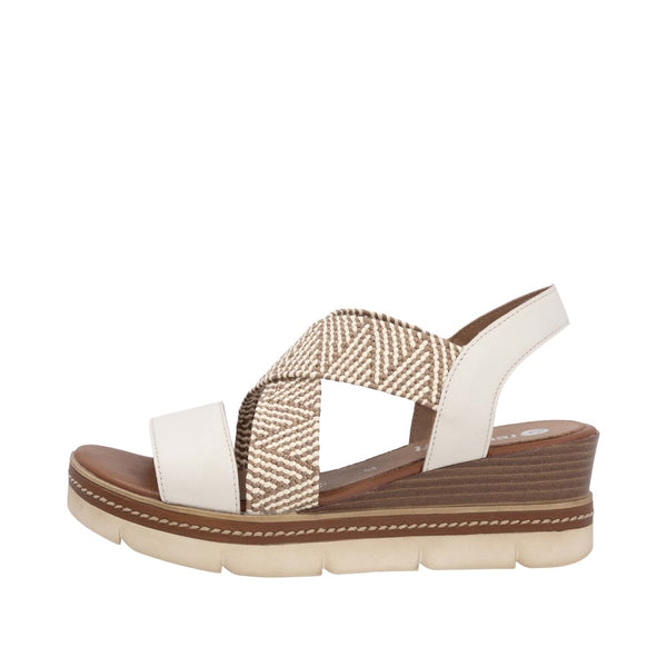 Remonte D2L54-60 (Cream) - Women's