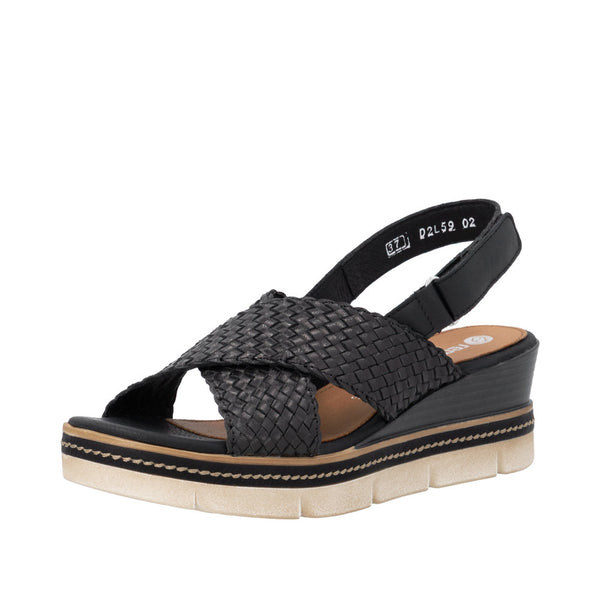 Remonte D2L59-02 (Black) - Women's