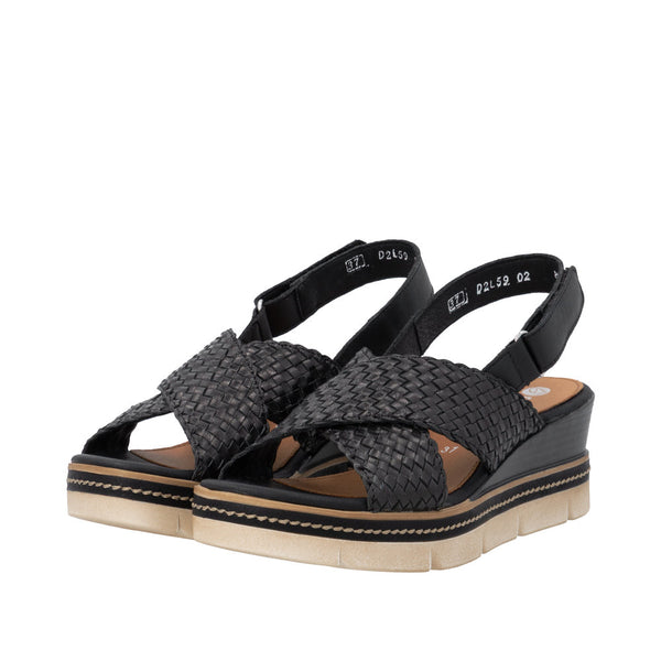 Remonte D2L59-02 (Black) - Women's