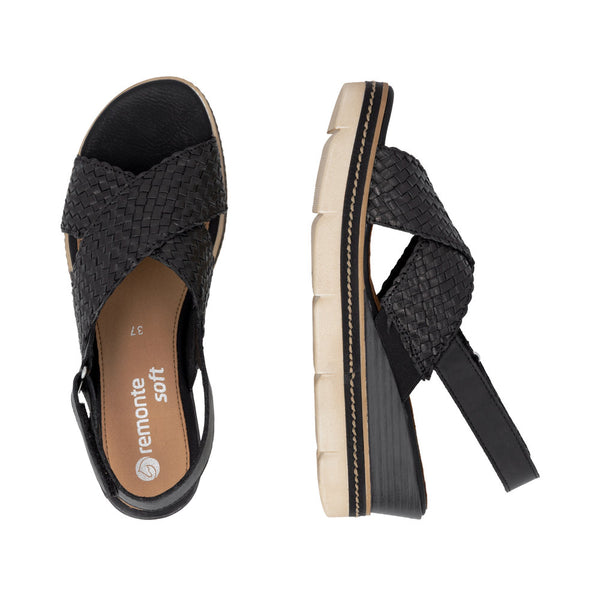 Remonte D2L59-02 (Black) - Women's
