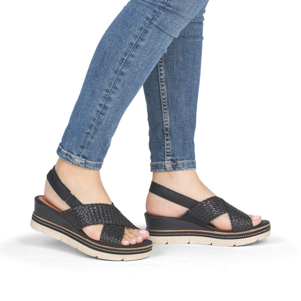 Remonte D2L59-02 (Black) - Women's