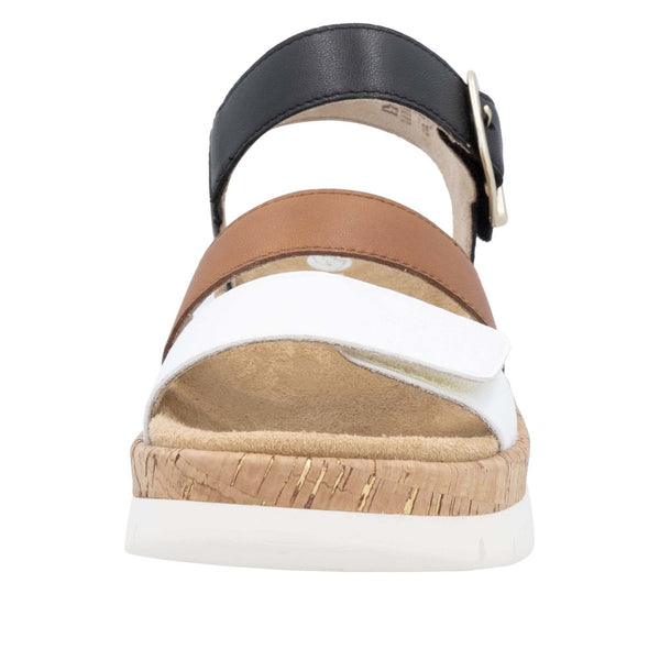Remonte D2P50-03 (White/Brown/Black) - Women's