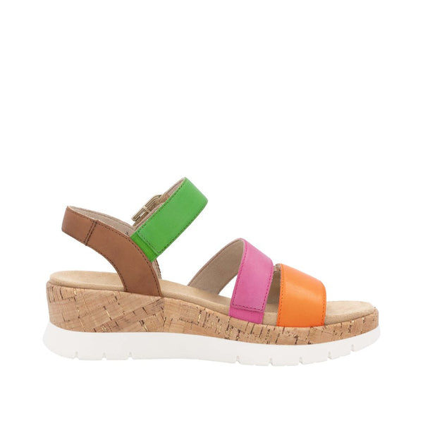 Remonte D2P50-90 (Orange/Pink/Green) - Women's