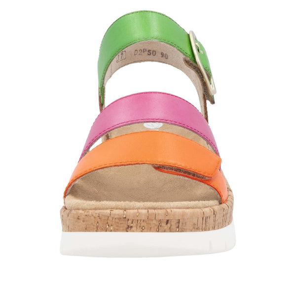 Remonte D2P50-90 (Orange/Pink/Green) - Women's