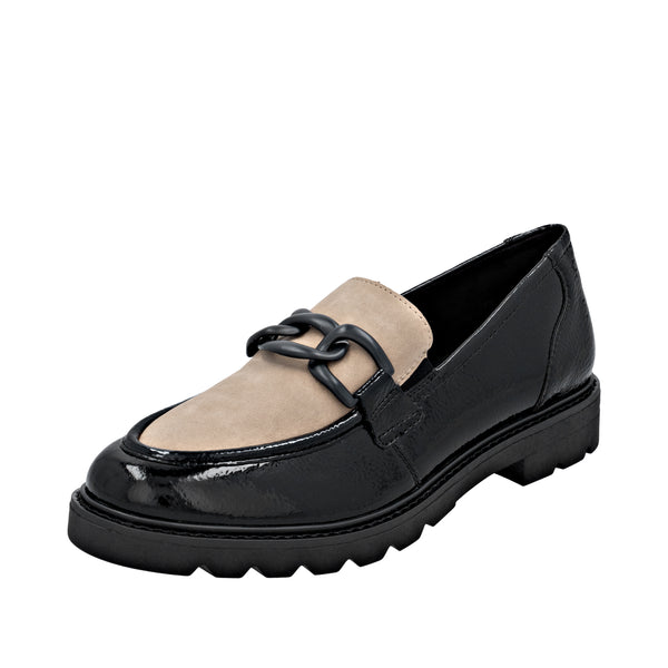 Remonte D2Q01-03 (Black/Camel) - Women's