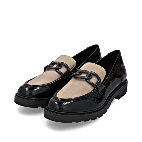 Remonte D2Q01-03 (Black/Camel) - Women's